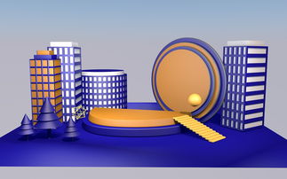 C4D第一个简易场景制作指南